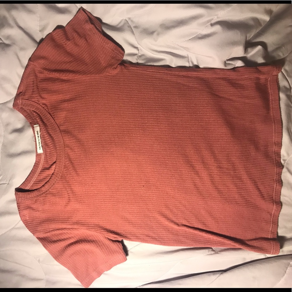 light salmon colored shirt (never worn)